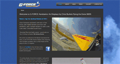 Desktop Screenshot of gforceaerobatics.com